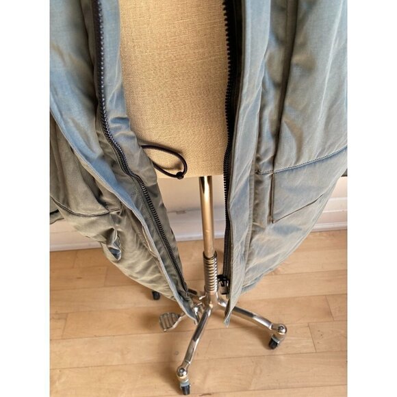 𝅺SELECTED Homme BNWOT Mens Green "Franz" Parka XXL New Removable Hood - Picture 4 of 12